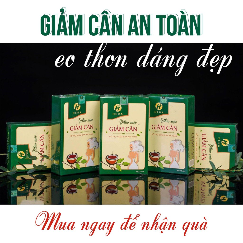 Giảm Cân Hera Plus❤️ Tặng Quà❤️Giam can Hera - Trà giảm cân cấp tốc, an toàn không tác dụng phụ.