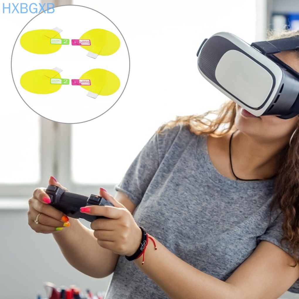 Set 4 Miếng Dán Bảo Vệ Màn Hình Cho Kính Thực Tế Ảo Oculus Quest 2