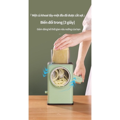 Bộ dụng cụ nạo rau củ quả thái lát bào sợ băm nhỏ đa năng