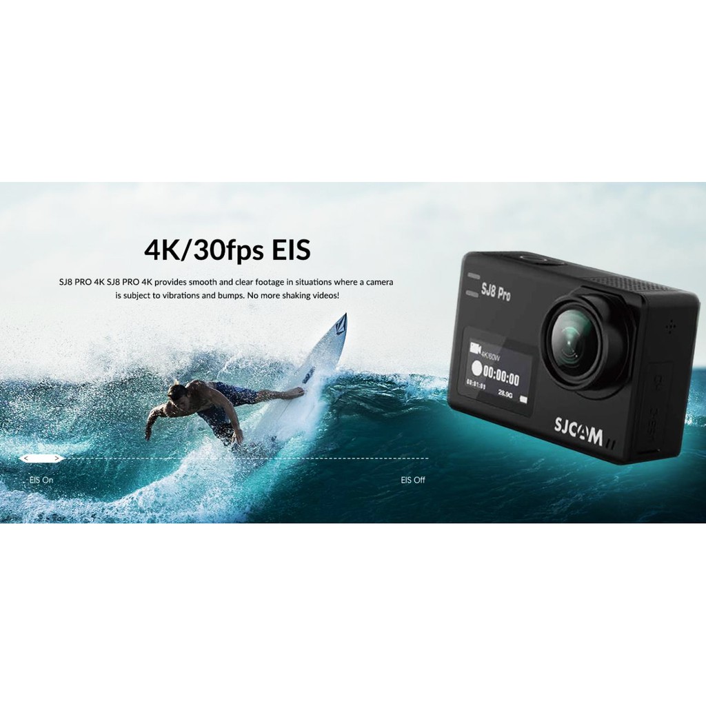 Camera Hành Trình SJCAM SJ8 PRO 4K Wifi - Hãng Phân Phối Chính Thức