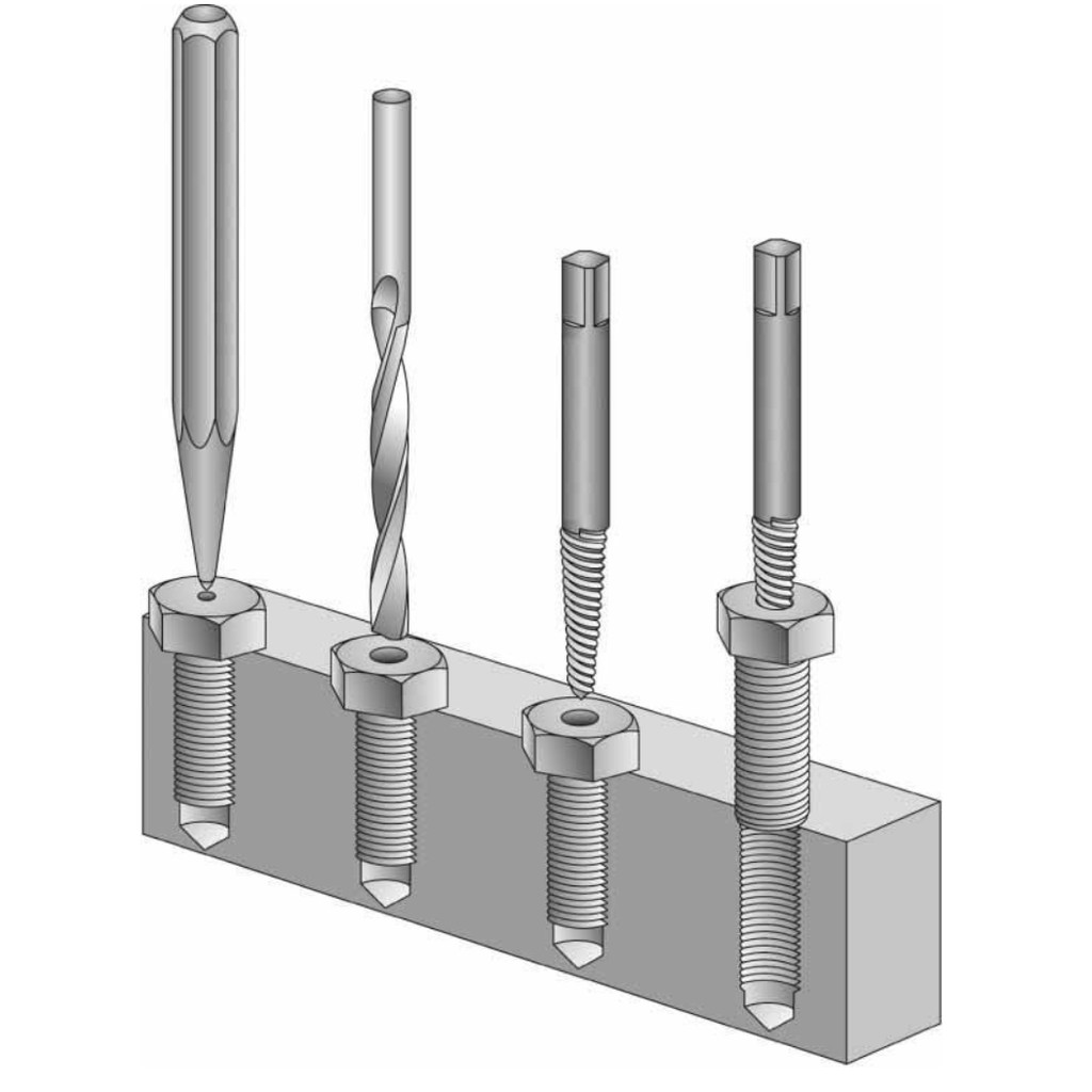 Bộ Tháo Bu Lông Ốc Vít-5 Mũi (Tháo Khoét Ốc Gẫy Trờn Ren ) BO5OCVIT02