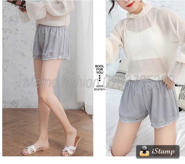 Quần đùi ren satin [có kèm video ảnh thật] | BigBuy360 - bigbuy360.vn