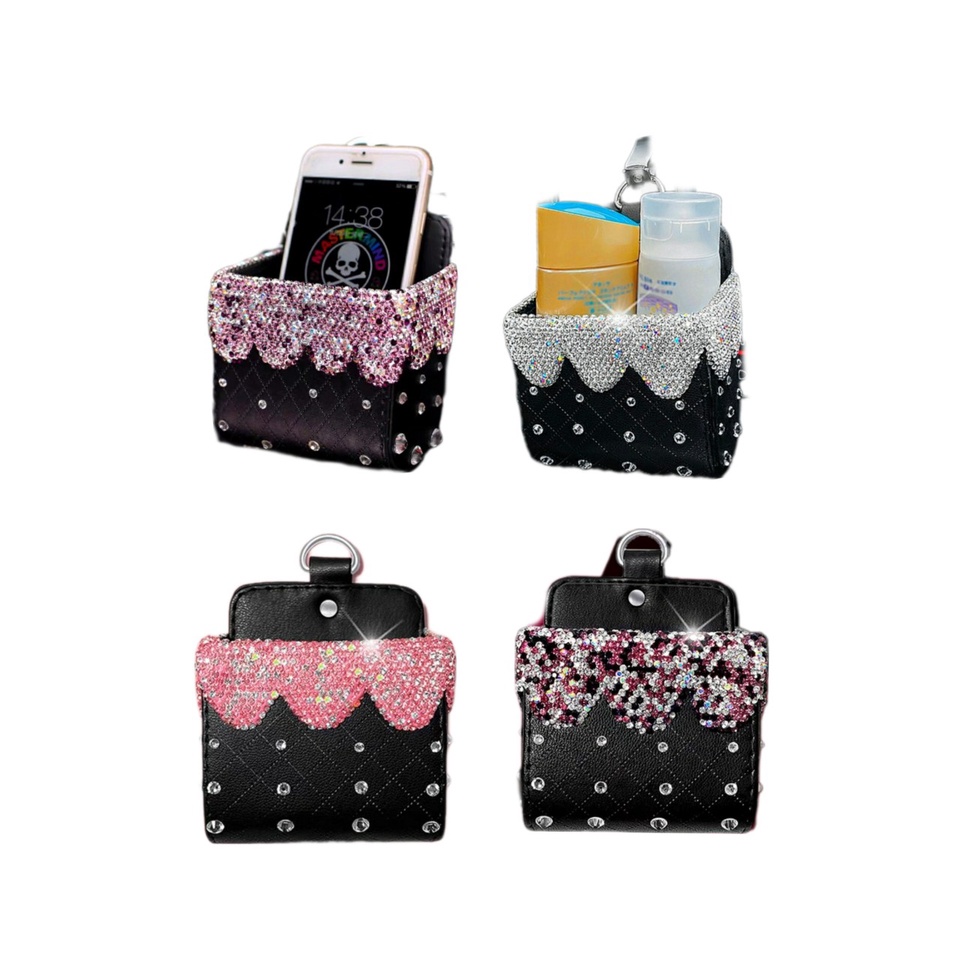 Giỏ Đựng Điện Thoại Đính Đá Cao Cấp