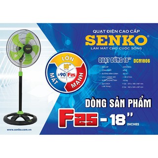 [Freeship 70K] Quạt đứng công nghiệp Senko DCN1806