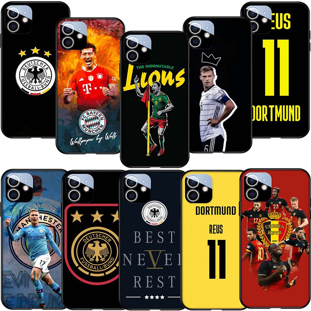 Ốp Điện Thoại TPU Silicon Mềm Họa Tiết Đội Bóng Đá Đức AR98 Cho iPhone SE 2020 7 8 Plus
