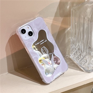 Phù Hợp Ốp Điện Thoại TPU Silicon Mềm Có Túi Khí Chống Sốc Phối Gương Cho Iphone 13 12 11 XR Pro max 8 mini max