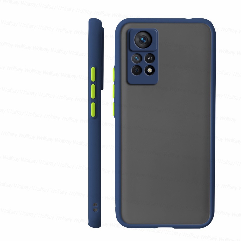 Ốp Điện Thoại PC Cứng Mặt Nhám Chống Sốc Cho Xiaomi Poco X4 Pro 5G Case Xiaomi Poco X3 X4 M4 Pro 5G