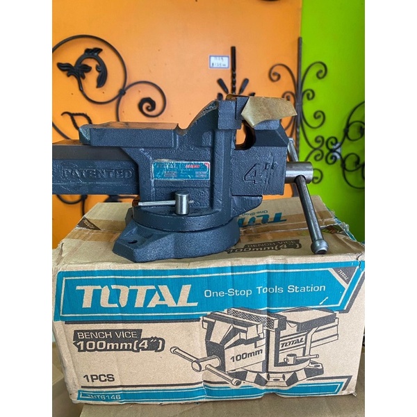 TOTAL Ê tô kẹp 4 inch THT6146