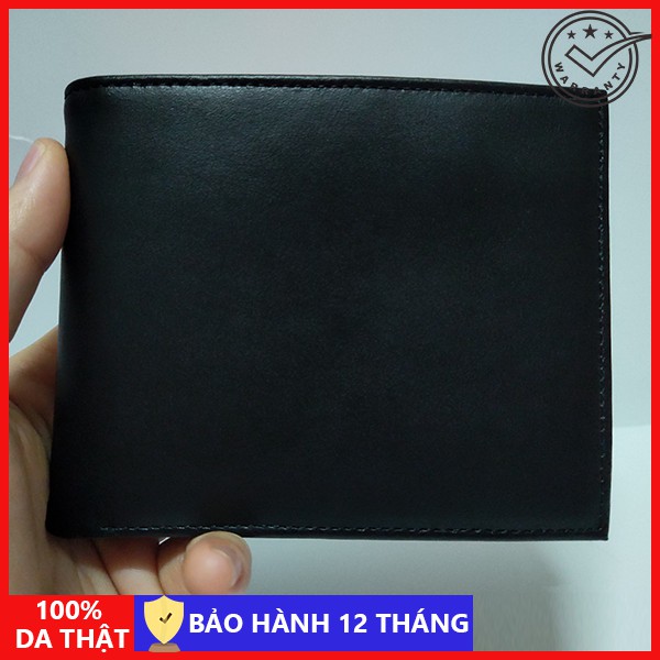 [Ví Da Thật Bảo Hành 12 Tháng] Ví Da Bò Nam Cao Cấp Dáng Ngang Bền Đẹp 🍁 Da Bò Thật 100% - VS008