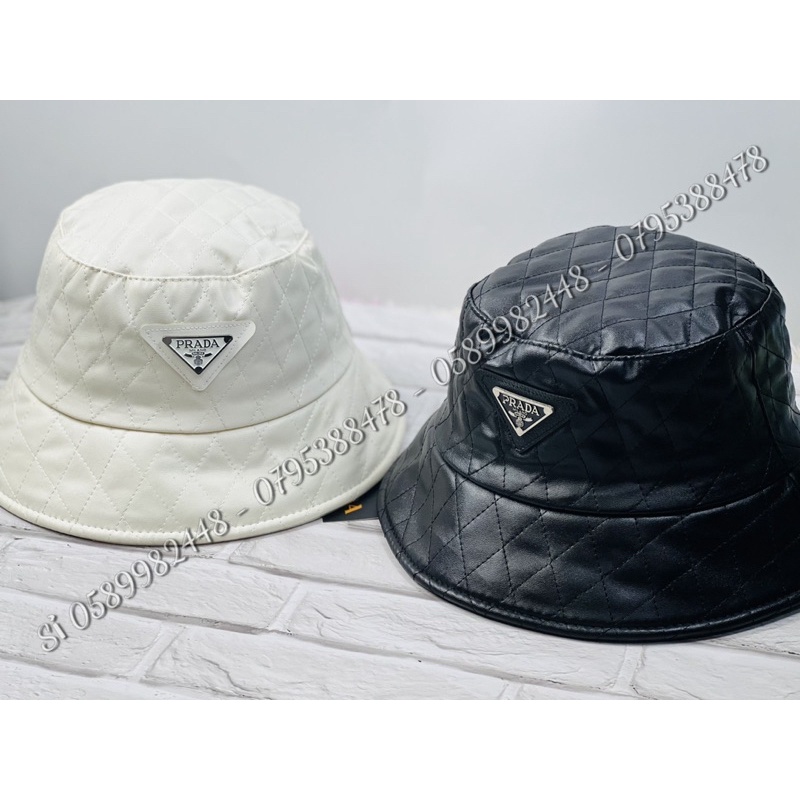 MŨ BUCKET DA PU - NÓN TAI BÈO DA NHẬP PHỐI LOGO PRA VẢI MỀM XỊN CAO CẤP FROM UNISEX THỜI TRANG HOT