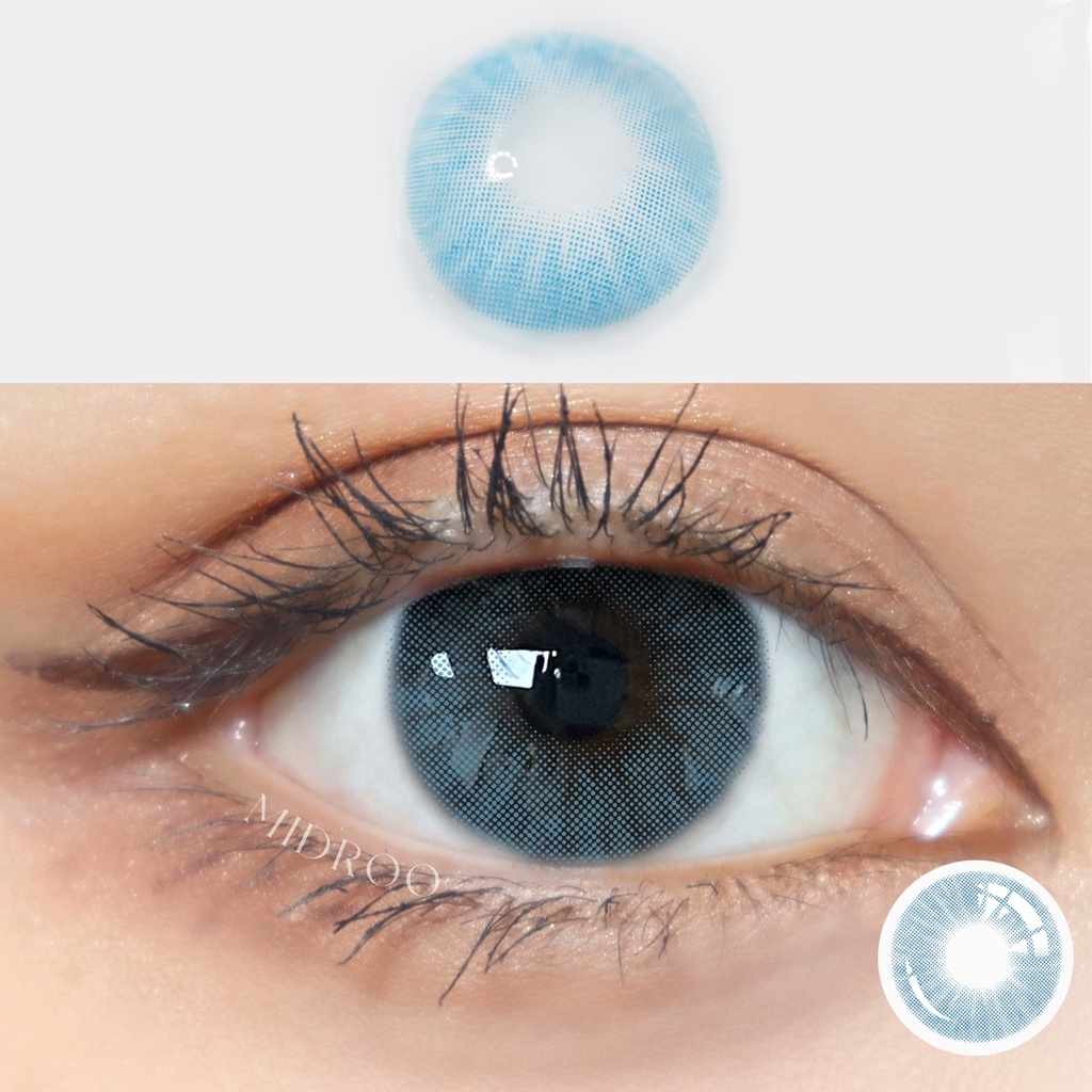 Cặp kính áp tròng MIDROO 14.2mm mềm mại thoải mái với nhiều màu sắc