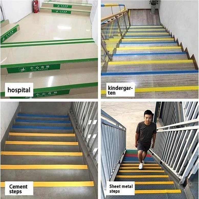 Cuộn Băng Keo Dán Viền Cầu Thang/Sàn Nhà 1M Chống Trượt/Thấm Nước/Trượt An Toàn 2022
