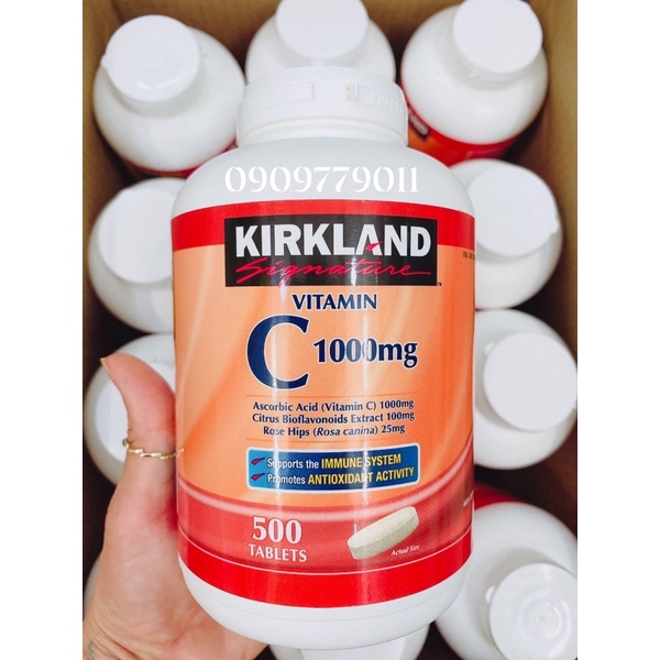 Vitamin C Kirkland 1000mg 500 Vien Nhập Từ Costco Uc Shopee Việt Nam