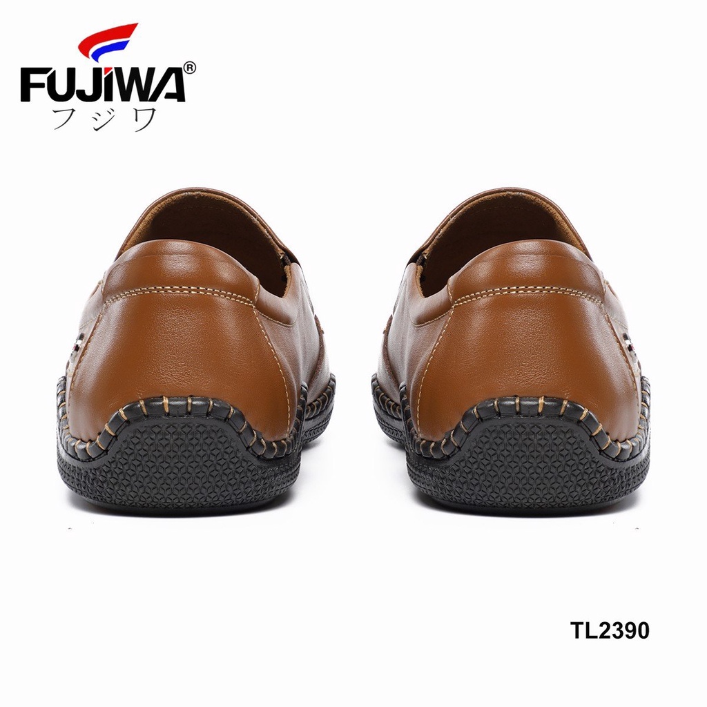 Giày Lười Nam Da Bò FUJIWA - TL2390. Da Thật, Đế Cao Su. Được Đóng Thủ Công (Handmade). Size:  38, 39, 40, 41, 42, 43