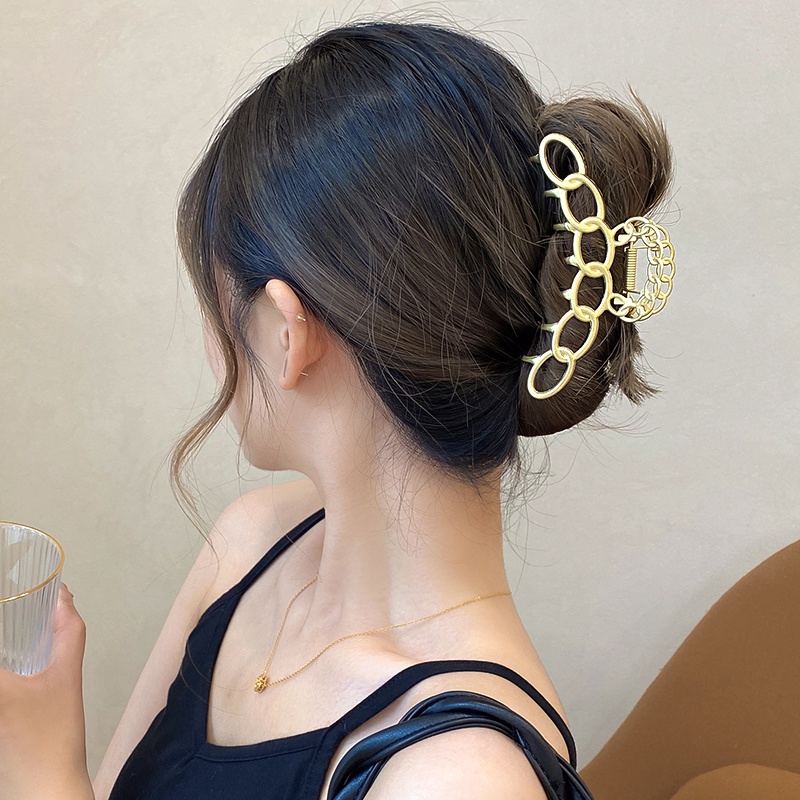 Kẹp Tóc Kim Loại Tinh Tế Thời Trang Hàn Quốc Cho Nữ