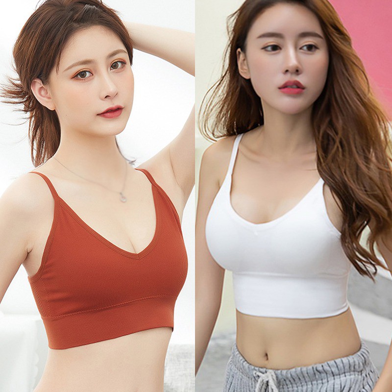 Áo Tank Top Thể Thao Hai Dây Có Mút Đệm Ngực