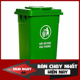 Thùng rác nhựa công nghiệp 60l - 42 x 47 x 65
