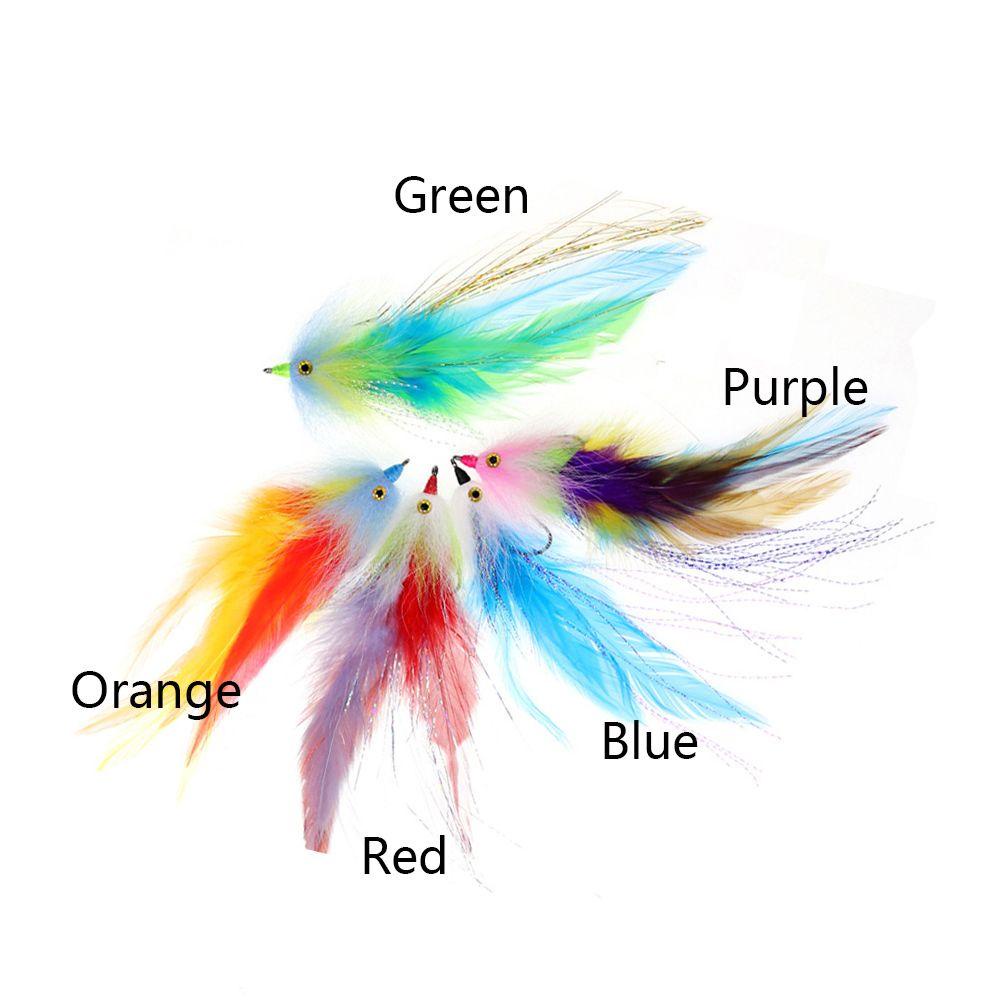 Mồi Giả Câu Cá Tự Làm Có Gắn Lông Vũ