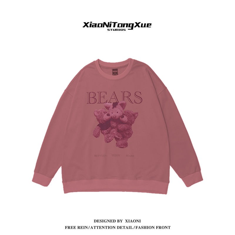 Korean Fashion Round Neck Long Sleeve Women Sweatshirts | BigBuy360 - bigbuy360.vn