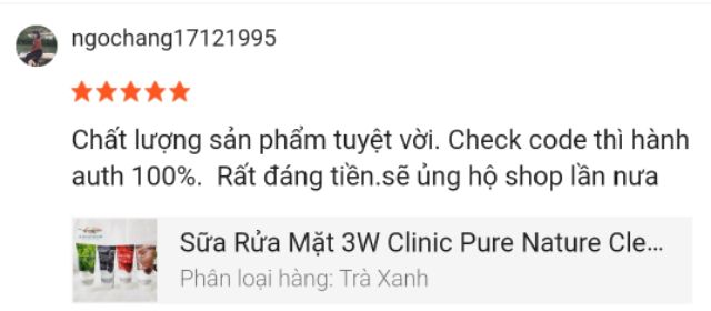 Sữa Rửa Mặt 3W Clinic Pure Nature Cleansing Foam | BigBuy360 - bigbuy360.vn