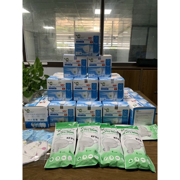 Khẩu trang TH Pro mask N95+ 5 lớp KHÔNG van (1 hộp 20 cái) | BigBuy360 - bigbuy360.vn