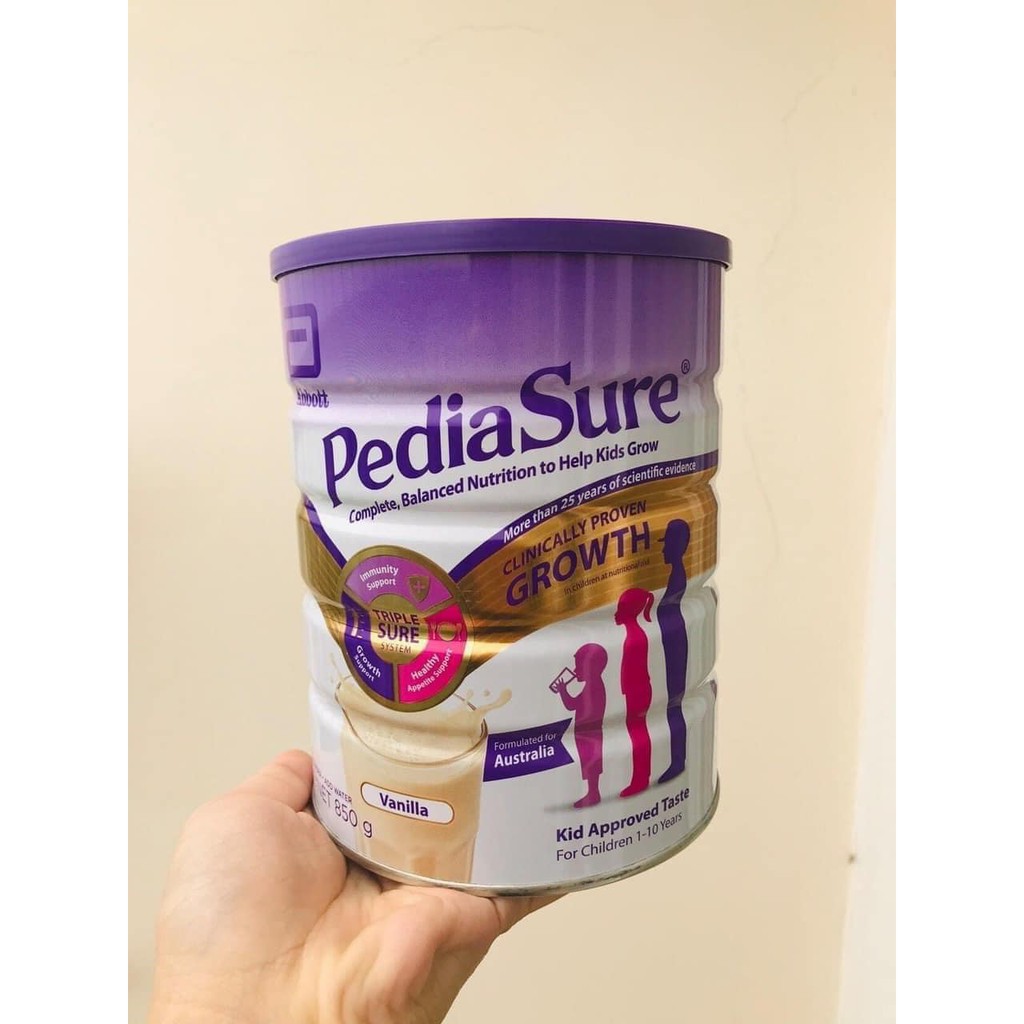 Sữa Pediasure Úc nắp tím 850g [Date 2022]