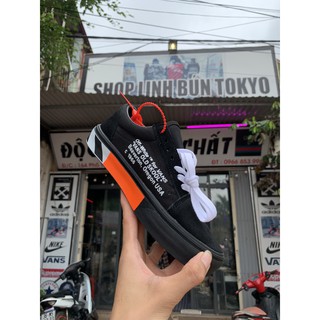 Giày Sneaker Vanss offwwhite đen