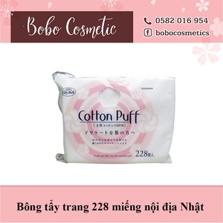 BÔNG TẨY TRANG 228 MIẾNG NỘI ĐỊA NHẬT