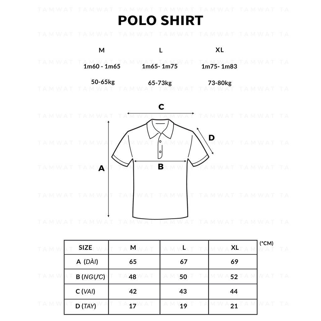 Áo thun Polo cổ bẻ TAMWAT | BigBuy360 - bigbuy360.vn