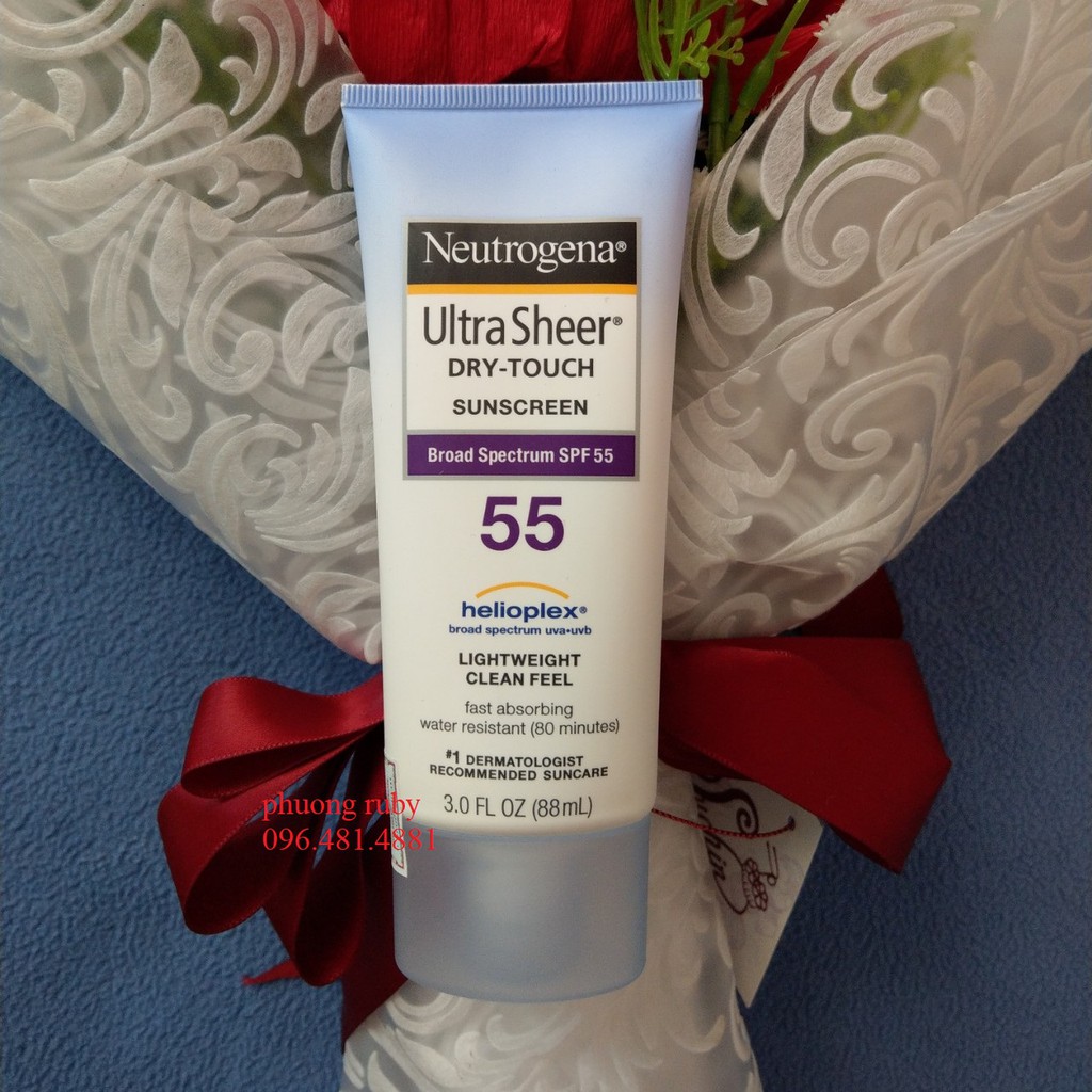 Kem chống nắng Neutrogena Ultra Sheer Dry Touch SPF 100 - 85 - 70 - 55 -45 loại 88ml