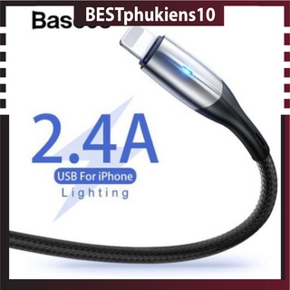Cáp Baseus ⚡CHÍNH HÃNG⚡ Cáp sạc iphone Baseus Horizontal Data Lightning cho iPhone/ iPad tốc độ 480Mpbs
