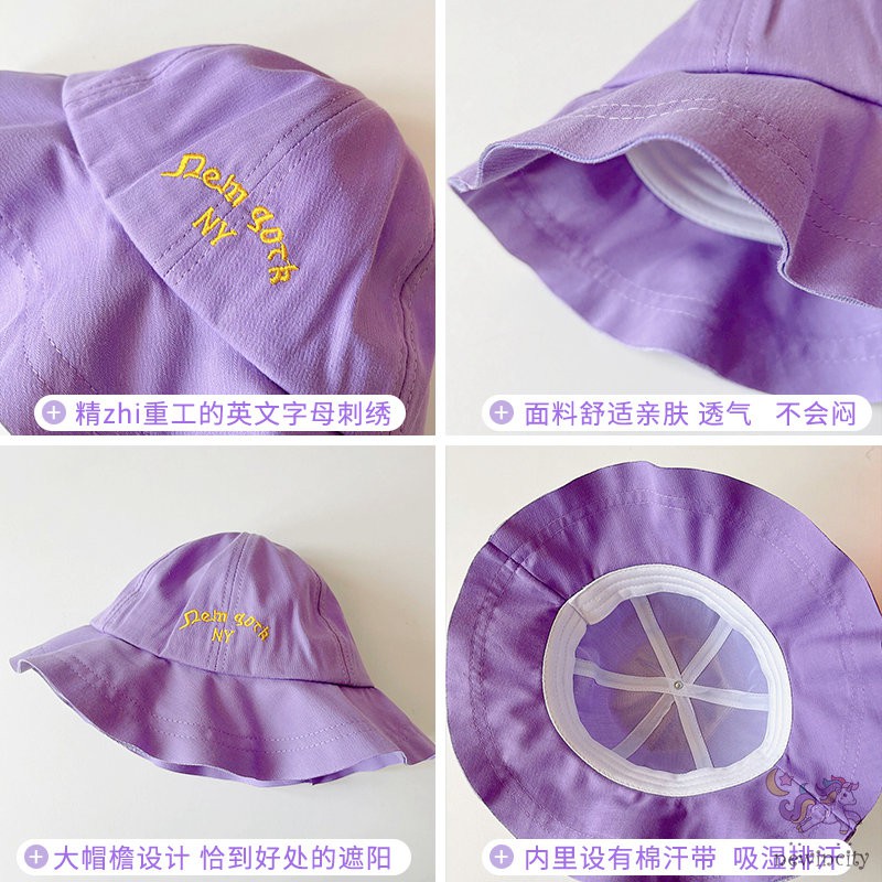 Mũ Tai Bèo In Chữ Thời Trang Mùa Hè Hàn Quốc Dành Cho Bé