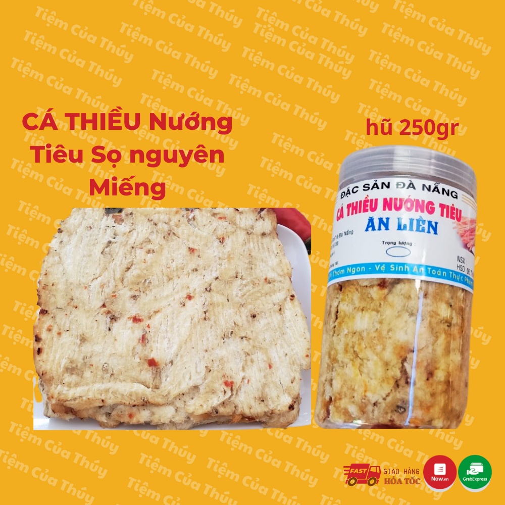 Cá Thiều Miếng hũ 200gr nướng tiêu sọ Đặc Sản Đà Nẵng chuẩn vị thơm ngon nhiều dinh dưỡng