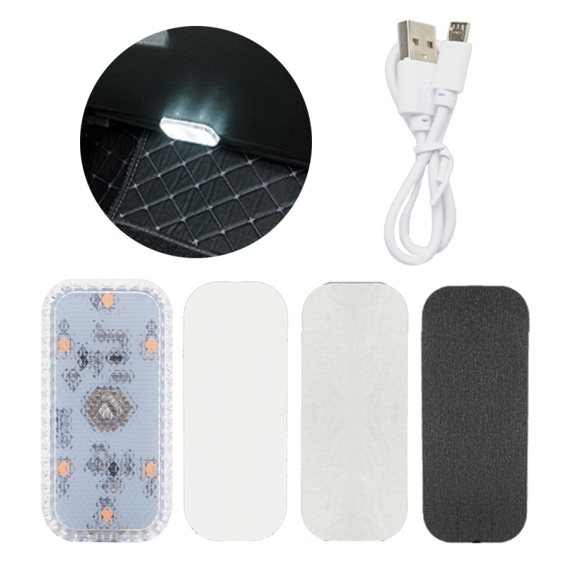 Đèn LED Đọc Sách Gắn Trần Xe Hơi Điều Khiển Từ Xa Không Dây