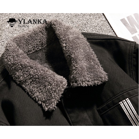 [VIDEO THẬT] [FREE SHIP TOÀN QUỐC] Áo Khoác Nam Lông Cừu - Áo Khoác Nam  Kaki Lót Lông Cừu Cực Chất | BigBuy360 - bigbuy360.vn