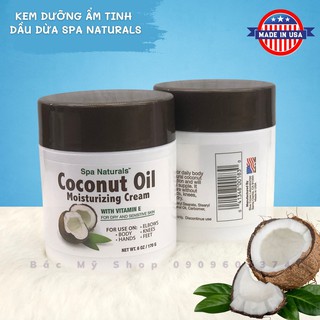 KEM DƯỠNG ẨM TINH DẦU DỪA SPA NATURALS COCONUT OIL MOISTURIZING 170G