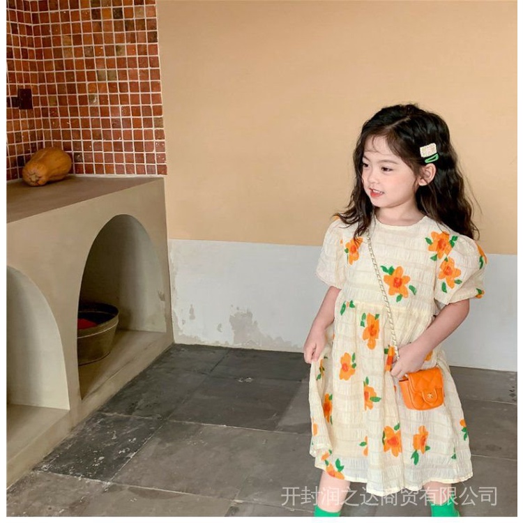 Đầm Công Chúa Thời Trang Hàn Quốc Mùa Hè Mẫu Mới 2022 Dành Cho Bé Gái