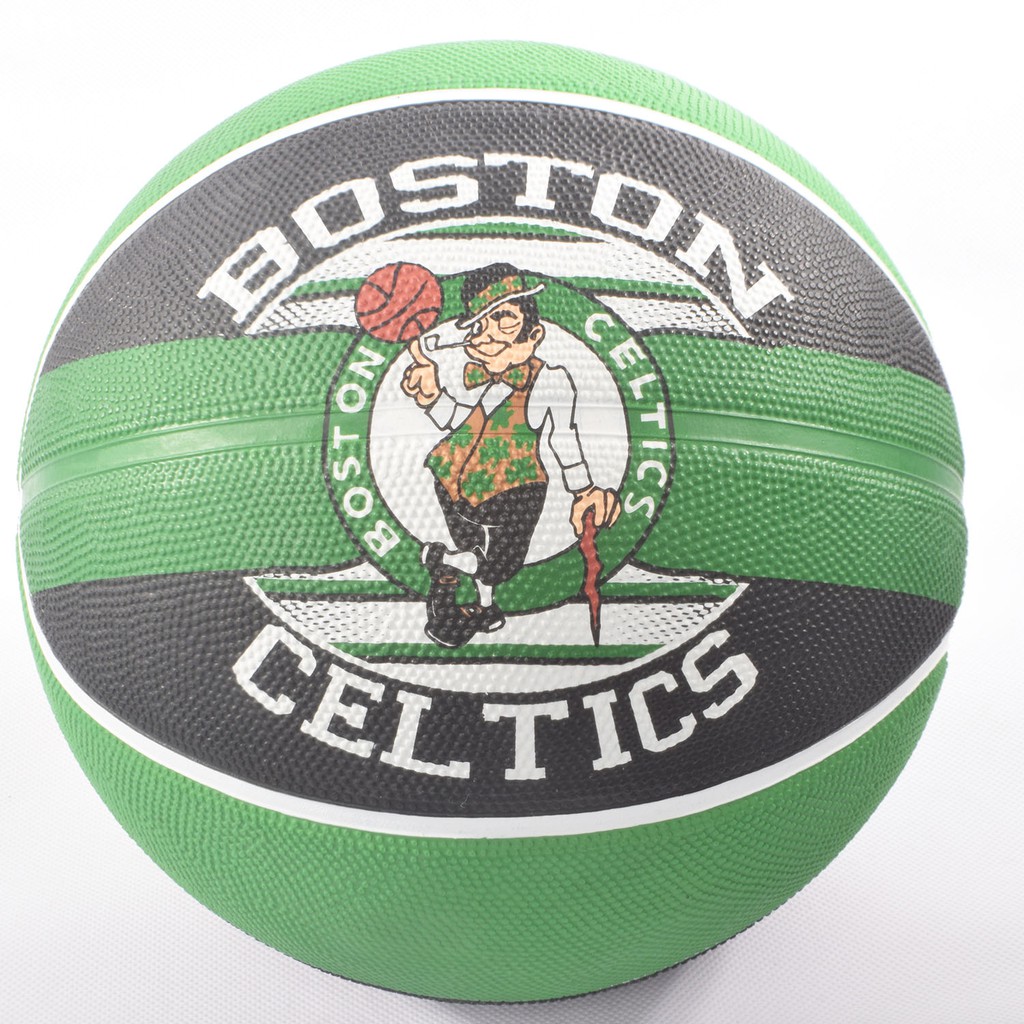 Bóng rổ Spalding NBA Team Boston Celtics Outdoor size 7 + Tặng bộ kim bơm bóng và lưới đựng bóng