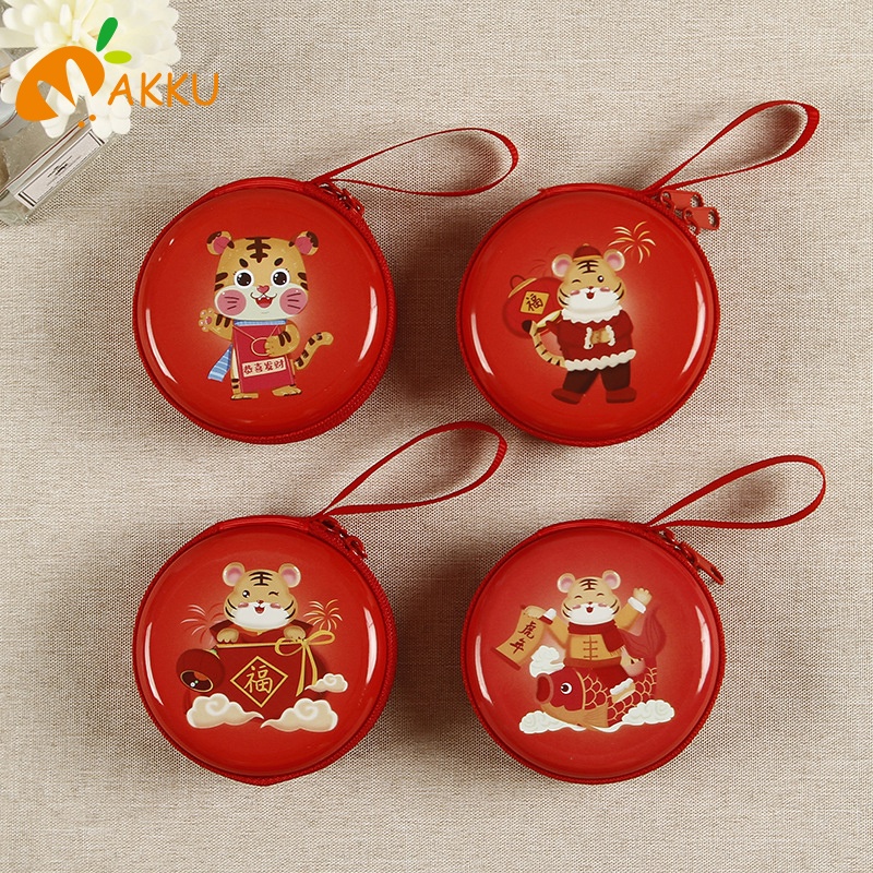 ví cho trẻ em đồng xu ví em bé giáng sinh quà tặng cô gái ví cậu bé dễ thương sling túi năm mới thời trang AKKU