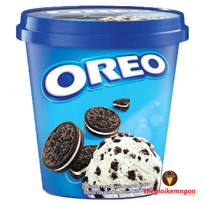 Kem hộp bánh quy Nestle Oreo Pint 240g