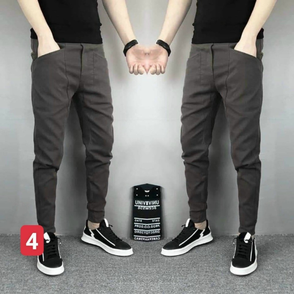 Quần Jogger Kaki Nam Phong Cách Soái Ca Cá Tính Bassic Cá Tính Cực Hot