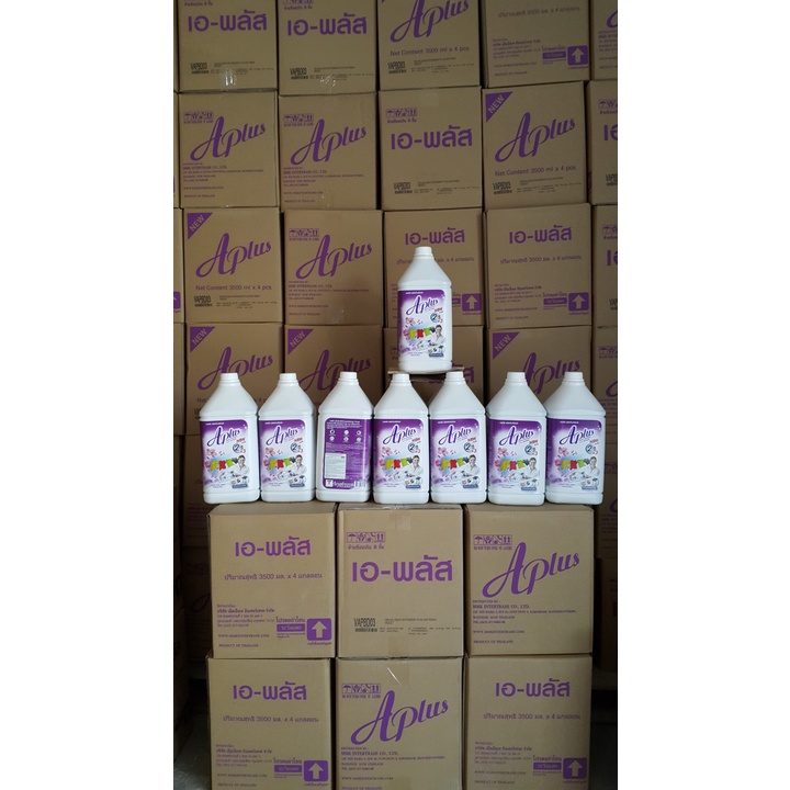 Nước giặt Aplus 3500ml, nước giặt xả 2 trong 1, nước giặt Thái Lan