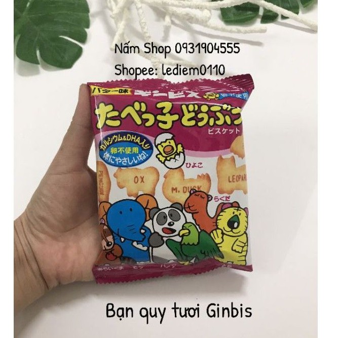 BÁNH ĂN DẶM HÌNH THÚ GINBIS