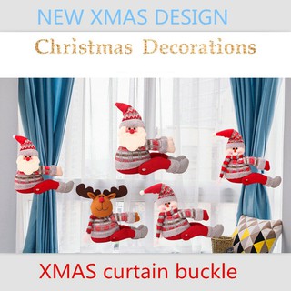 Dây Buộc Rèm Cửa Trang Trí Giáng Sinh Hình Ông Già Noel