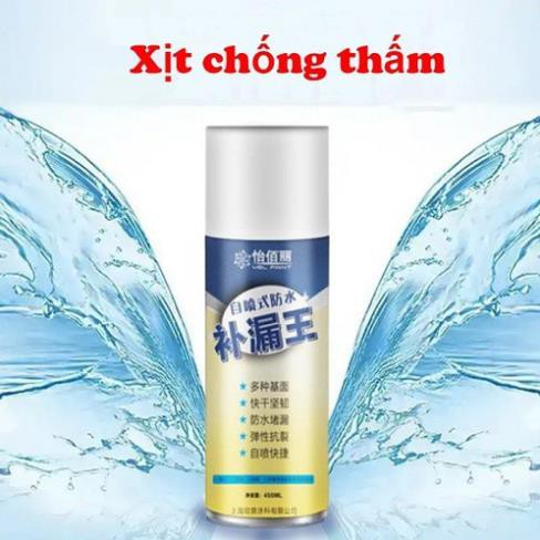 [SIÊU HÓT]Bình xịt chống thấm dột, chống nước, chai xịt chống dột mái nhà, tường, ống nước... đa năng