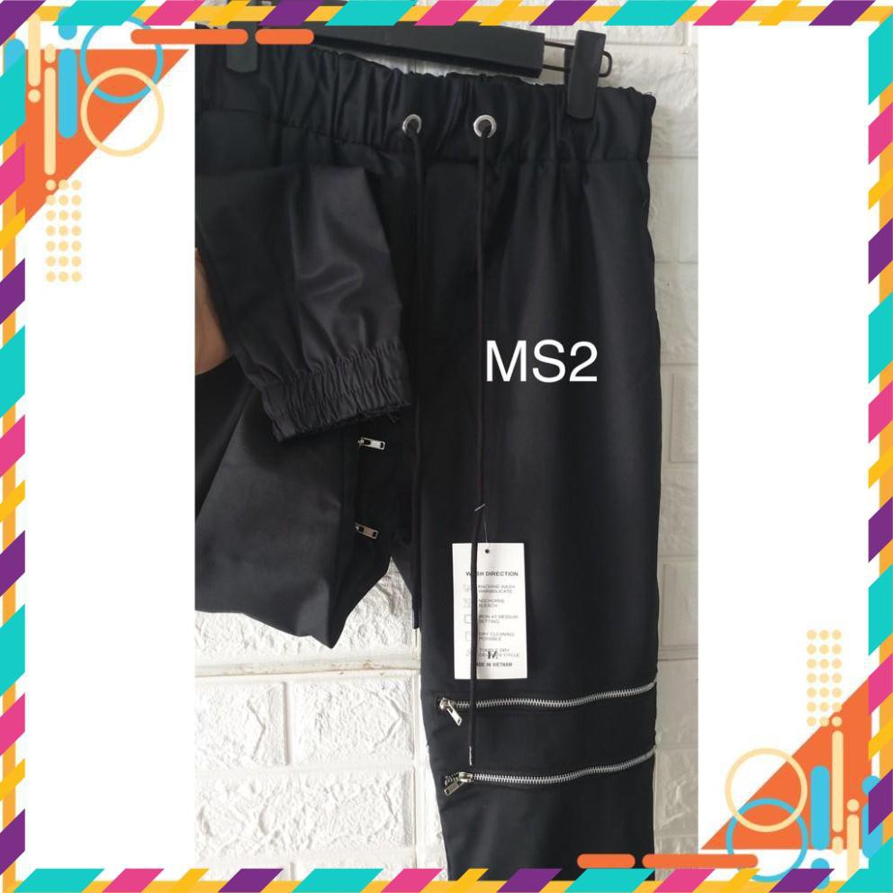 Quần Jogger Kaki nam/nữ có khóa kéo zipper JK4 - có size S và XXL nữa TD HT