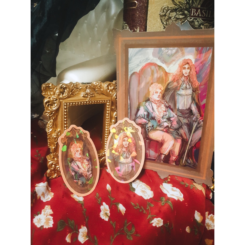 [CÓ SẴN] SET STICKER GOOD OMENS - VAMPIRE ROOMMATES