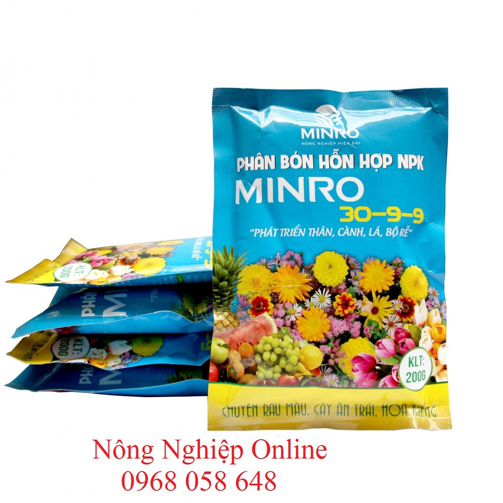 NPK MINRO 30-9-9 LOẠI 200g
