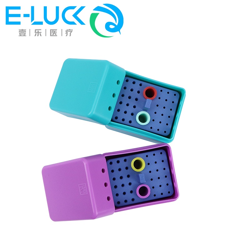 Hộp Đựng Dụng Cụ Khử Trùng Răng Miệng Thiết Kế 36 Lỗ Có Giá Đỡ Kim Cương