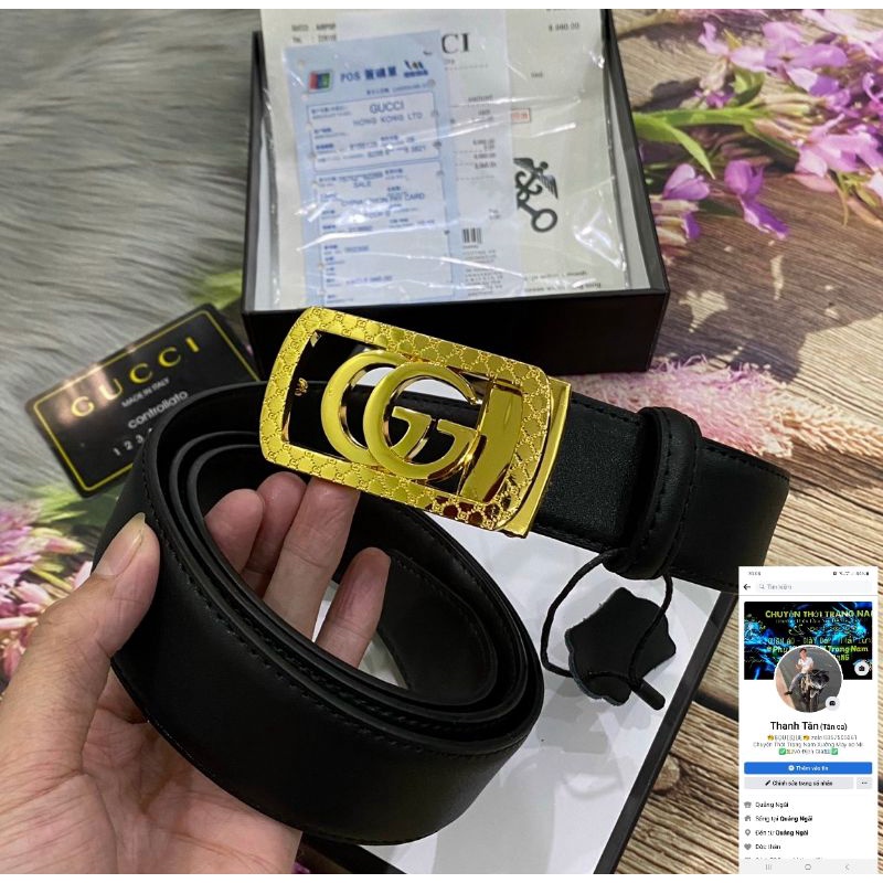 Thắt lưng nam lv dây nịt da